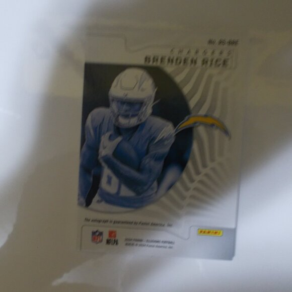 Brenden Rice 2024 Panini Football Illusions Rookie Signs RC Auto 55/240 Chargers - Picture 3 of 3